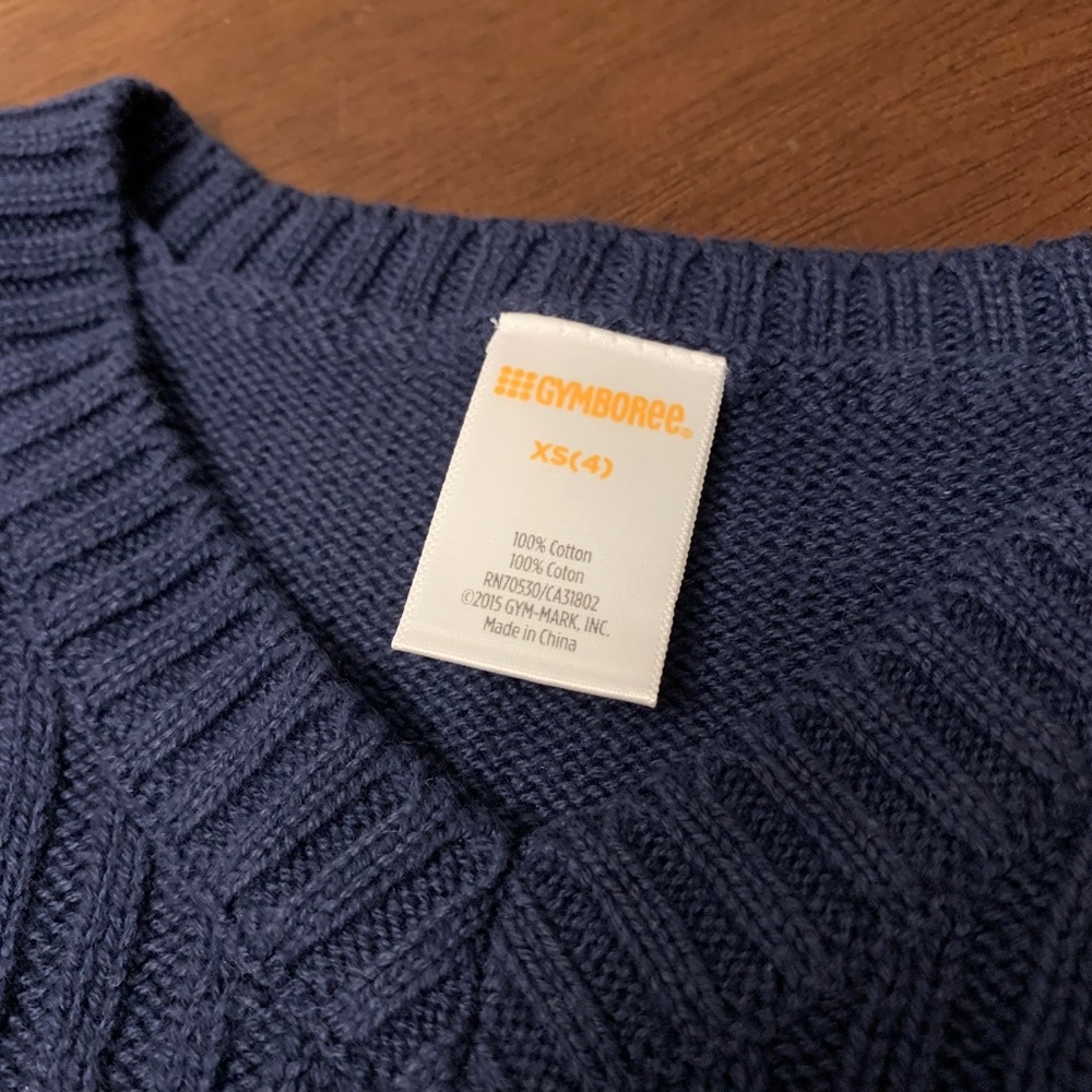 Gymboree |Sweater Vest and Plaid Long Sleeve Shirt - Picture 6 of 6